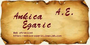 Ankica Egarić vizit kartica